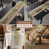 New Chinese Tea Banquet Zen Table Flag Fabric Table Mat Waterproof Tea Tablecloth Tea Table Long Strip Light Luxury High-end