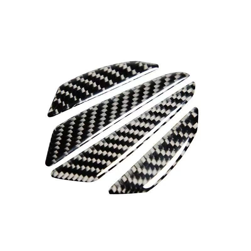 Sport Sports Door Protector, Car Door Corner Guard, Carbon Style, Scratch Resistant, Pack of 4 (Black, Sports Sports)