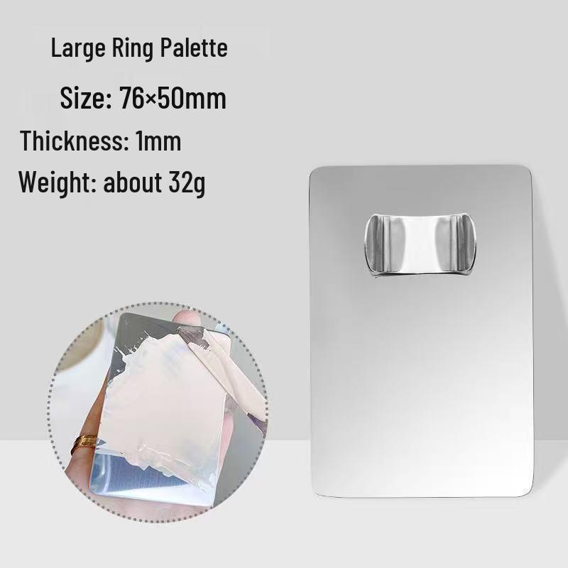 Stainless Steel Makeup Mixing Palette for Foundation and Lipstick