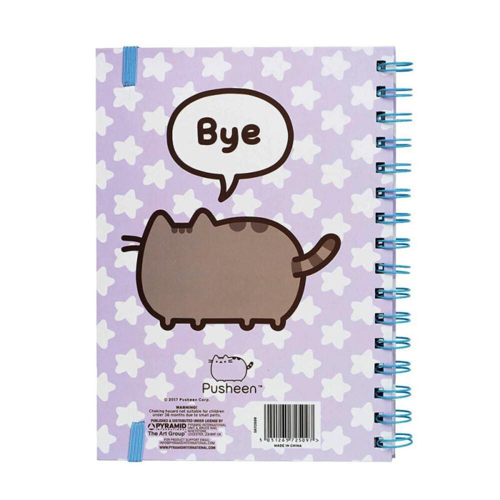 Pusheen Say Hi A5 Wirebound Notebook
