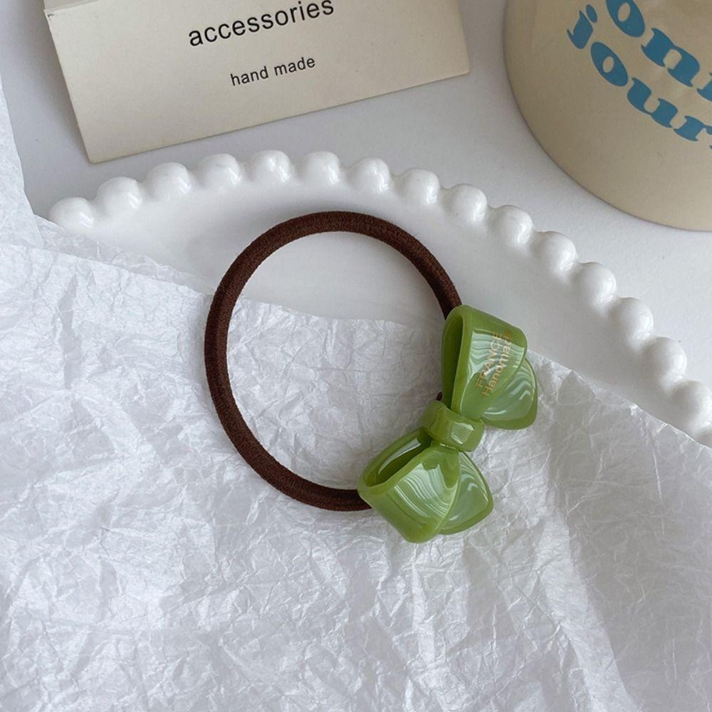 Hair Bands Acetic Acid Hair Tie Korean Style Acetate Bow Scrunchies Bowknot Hair Rope  Women