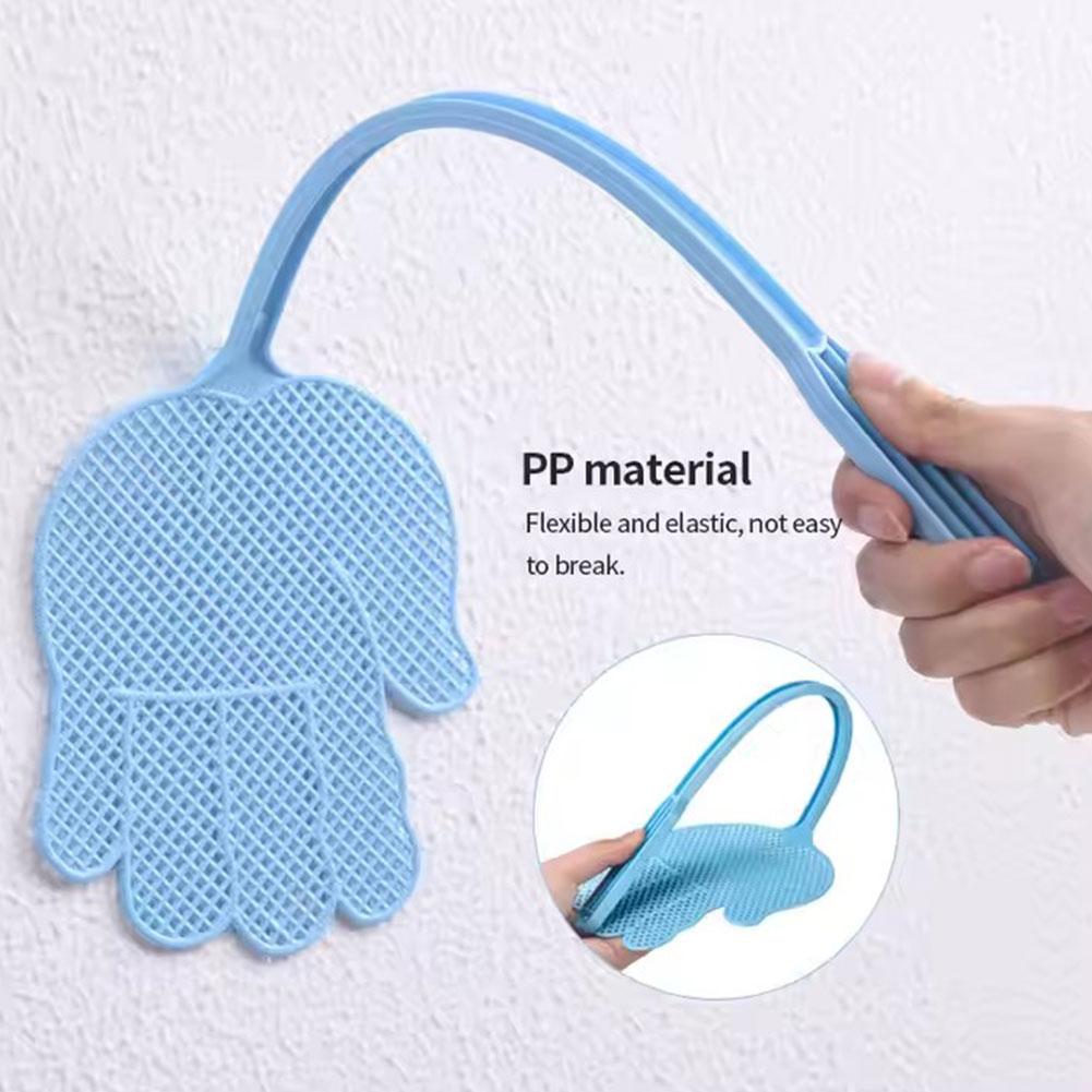 Creative Palm Shaped Mosquito Swatter Plastic Dynamic Thick Pest Clap Kitchen Mosquito Large Fo E0K9