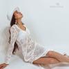 New Arrivals Sexy Beach Cover Up Crochet Women Swimwear Rash Guard Beach Kaftan Wrap Dress