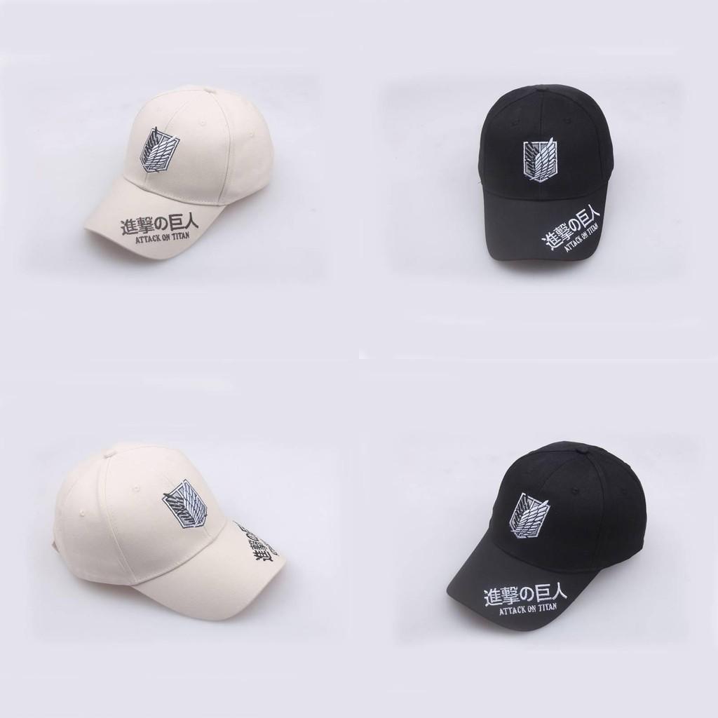 Attack On Titan Pattern Embroidered Cap Uv Protection Women Activities Outdoor