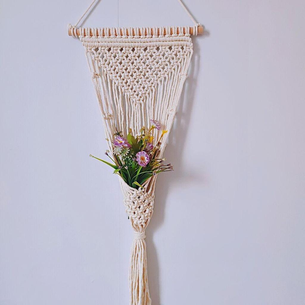 Tapiserie nordică țesută manual pentru decorarea pereților sufrageriei