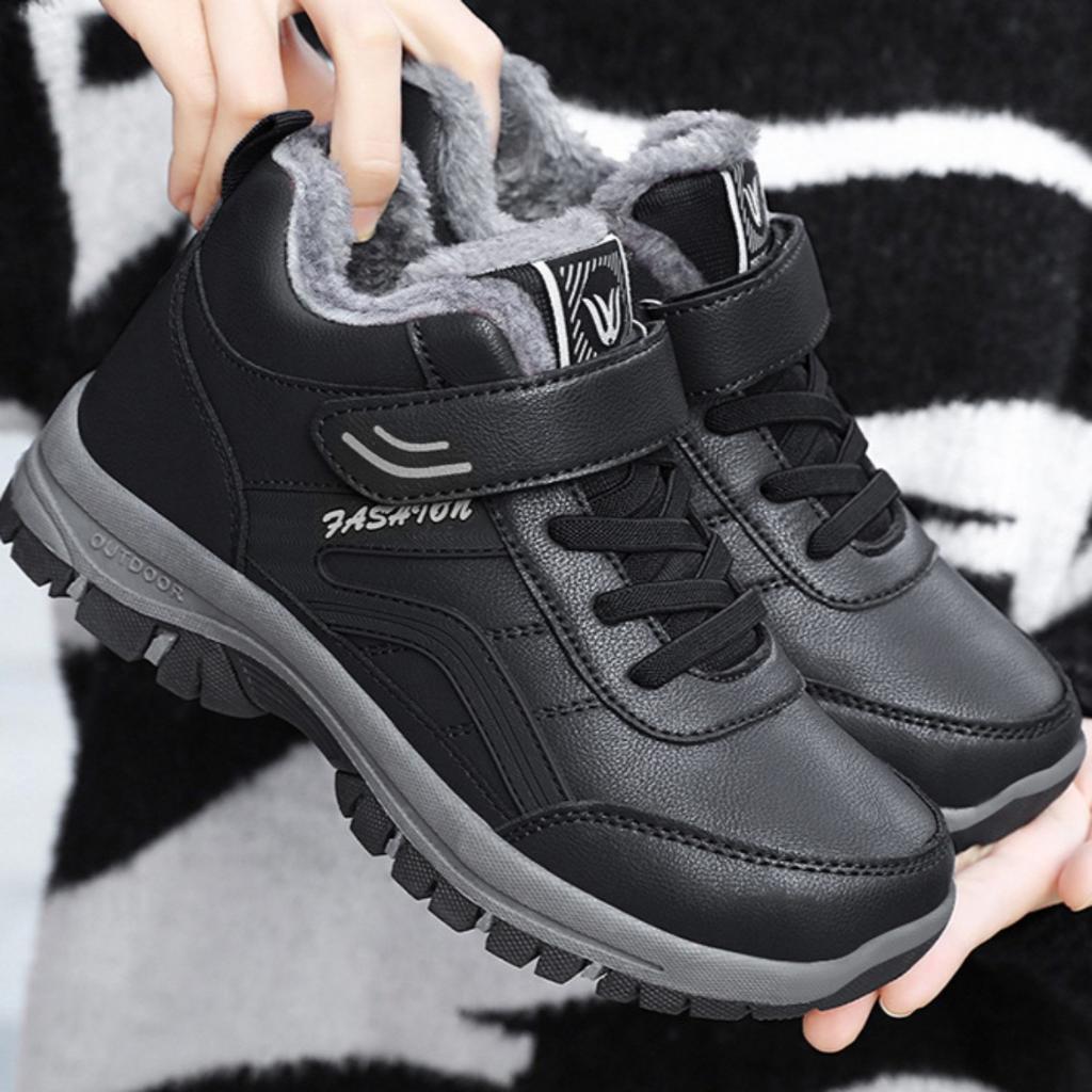 Cotton Shoes, Women's Shoes, Plush, Thickened, Hiking Shoes, Snow Boots, Low Cut, Women's Boots
