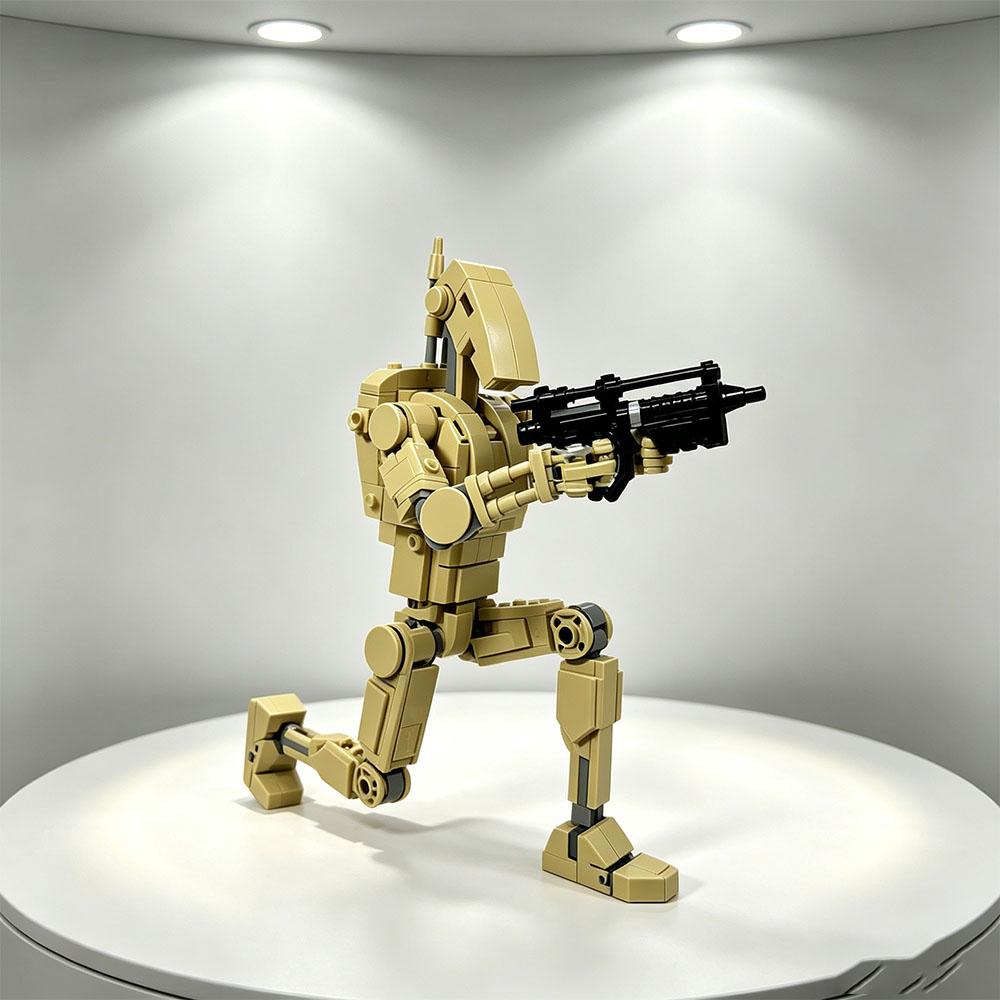 MOC Space War B1 Battle Robot Space War B1 Battle Robot Building Blocks Model Alien Robot Bricks Festival Party Gifts