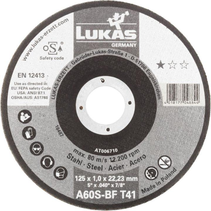 Flat Disc T1A 125*1.0*22 A60S-Bf Premiumflex - T1A 125*1.0R
