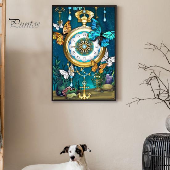 

Rhinestone Painting 5D Butterfly Animal Full Drill Shiny Rhinestone Embroidery Colorful DIY Art Crafts Handwork Home Wall Decoration Rhinestone