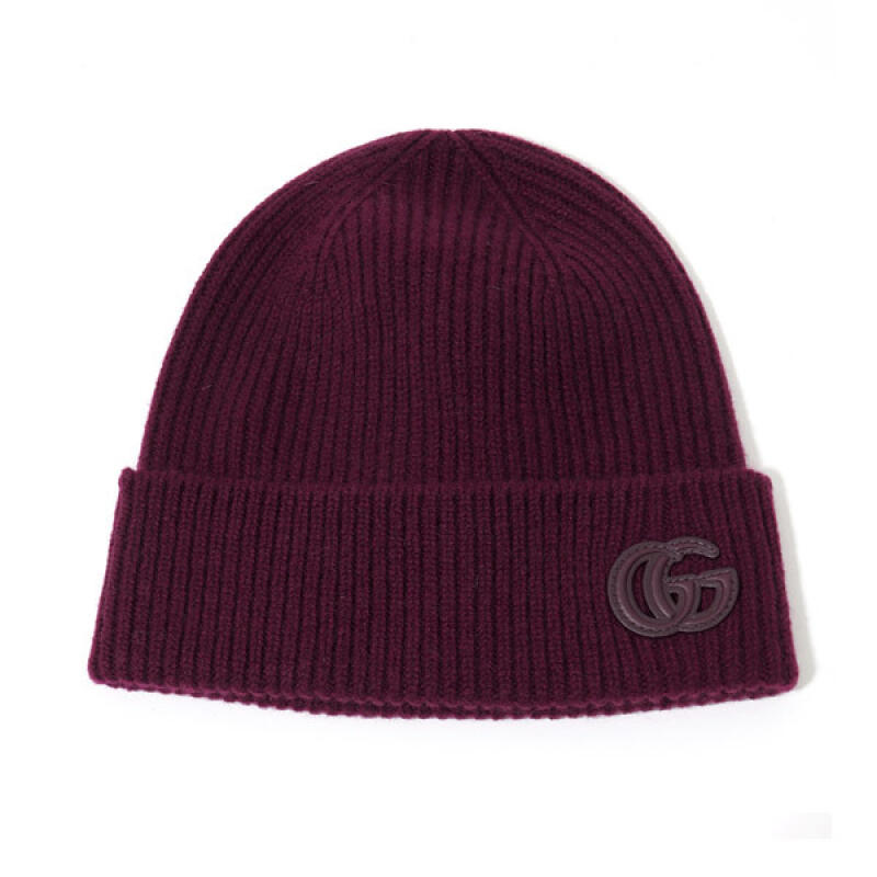 Gucci Cashmere Patch Beanie Hat 834190 3GAC0 6100