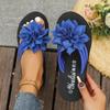 Flower Women Summer Casual Beach Home Shoes Sandals Flip Flops