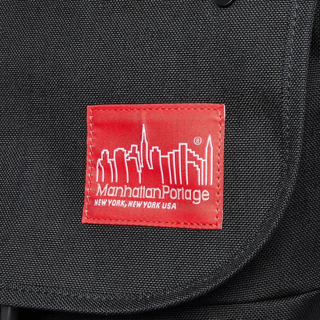 Original Messenger Bag Nylon Messenger Bag JR Klappe Reißverschlusstasche MP1605JRFZP Schwarz [Manhattan Portage] [Official]