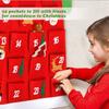 Felt Pendant Santa Claus Pocket Calendar Christmas Countdown Calendar Pendant Christmas Decorations Scene Background Supplies