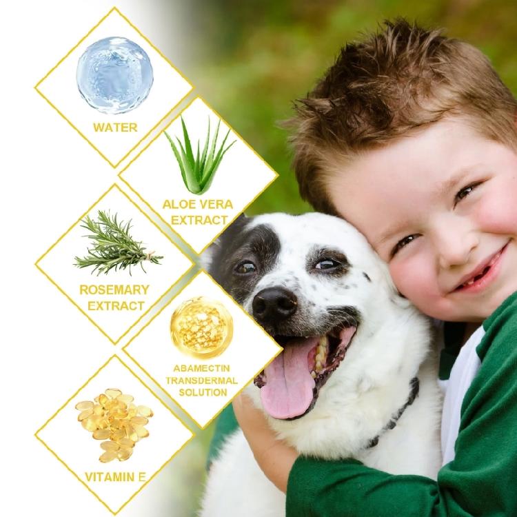 1ml Pet Fleas Drop for Small Dogs Remove Parasites Effective Deodorizing Liquid