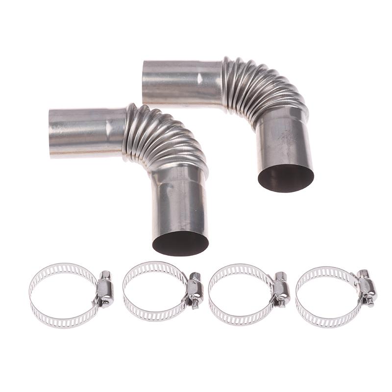 25mm Winkel Luft Diesel Standheizung Auspuffrohr Verbinder W Klemme Auspuffrohr Schlauchverbinder Für Webasto Diesel Bootsheizung