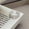 Light Luxury Niche Design Super Fairy Gypsy Zir*****Pen Ring Women'S Fashion Exquisite Stacking High-End Index Finger Ring