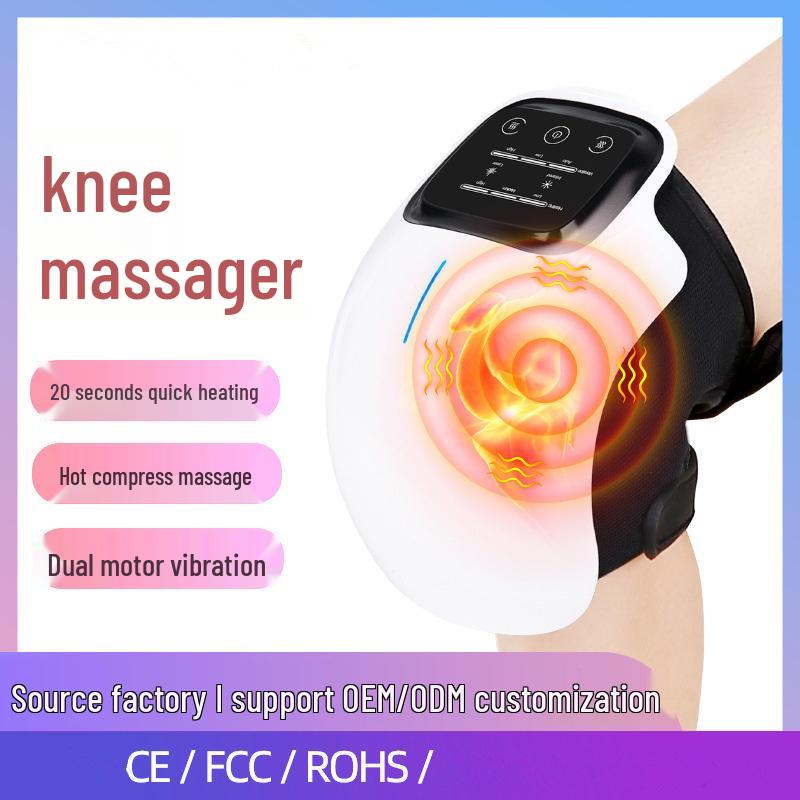 Far-Infrared Heated Knee Massager with Vibration Therapy English Neutral