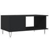  Coffee Table, Black, 90x50x40 Cm, Wood-based Material