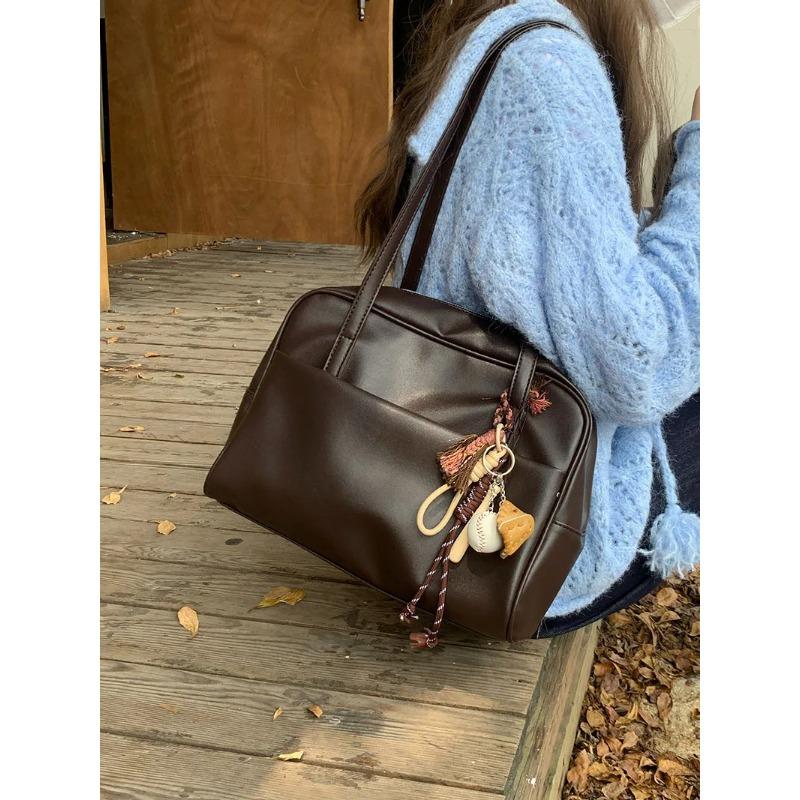 

Женская ретро сумка через плечо Модная Осенняя и Зимняя Универсальная Подмышечная Сумка-Хобо Тоут Классические Сумки и Кошельки Женские Для Повседневного Использования