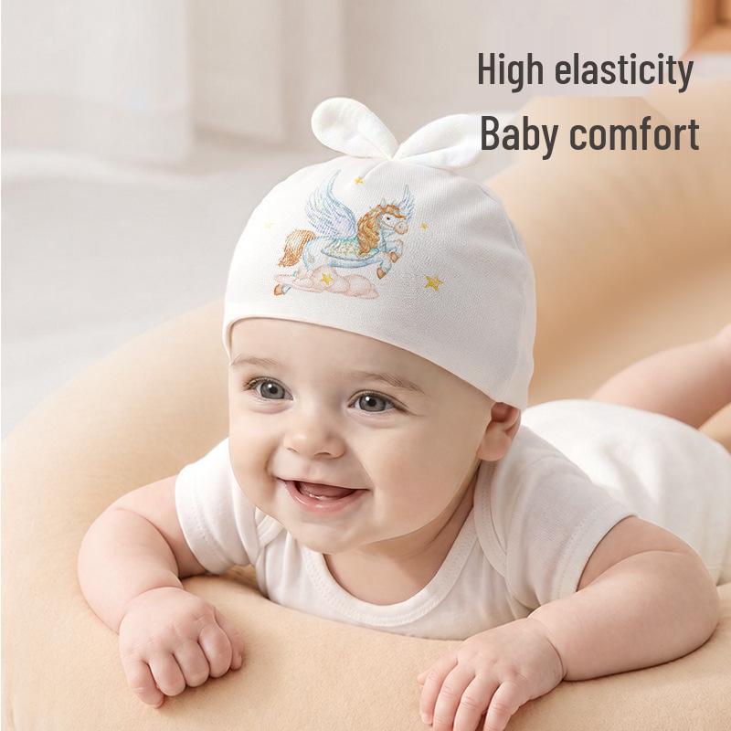 Ganzjahres-Babyoutfit für Neugeborene mit Mütze - Klasse A Bio-Baumwolle Knochenloses Oberteil