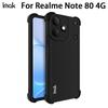 Per Custodia Telefono Realme Note 80 4G IMAK Resistente agli Urti Opaca Morbida
