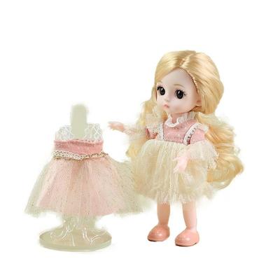 Sariel Celebrities Kugelgelenkpuppe 16cm + 2 Kleidungsstücke + 2 Schuhe Set, Belle (Puppe)