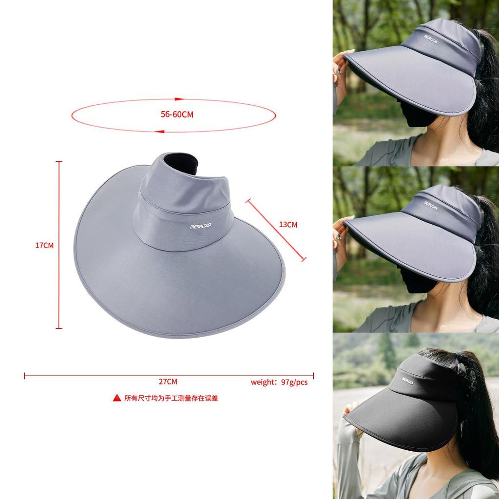 Chic Summer Sun Protection Hat For Women With Open Top And Fast Drying Fabric Technology