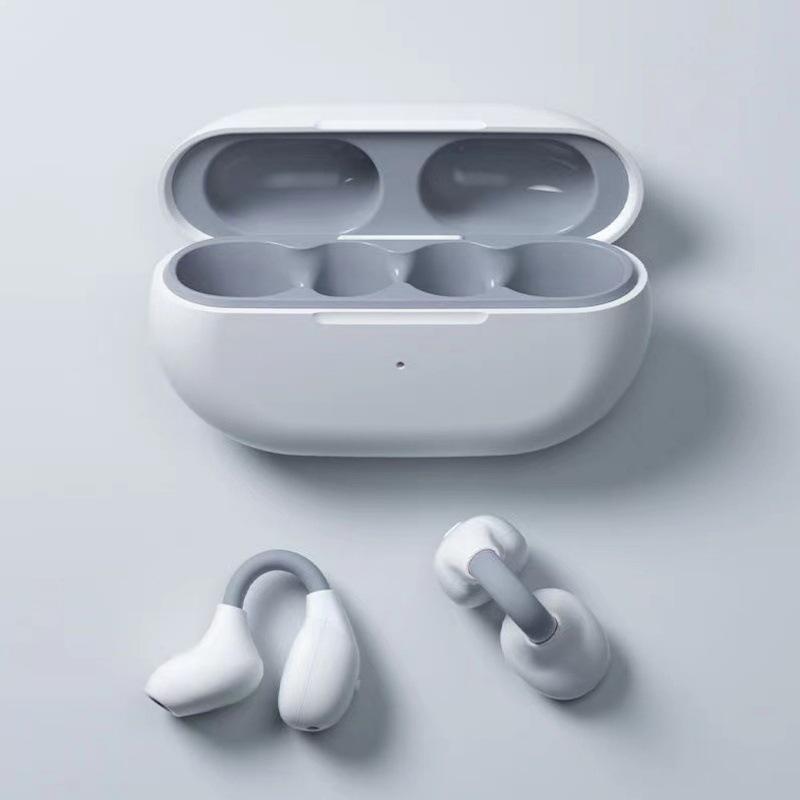 2025 Bluetooth Clip-on Headphones: Waterproof, Noise-Cancelling, Long Battery, Sports Comfort, AI Translation, Sound Leak-Free.