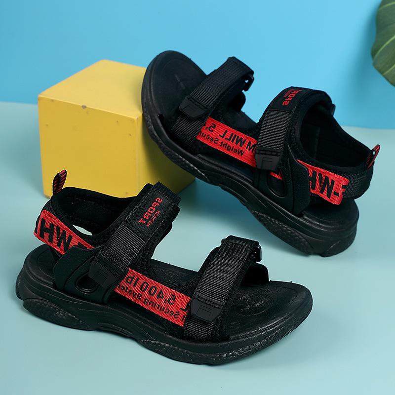 2025 Boys' Summer Beach Sandals: Non-Slip, Soft Sole, Anti-Collision Sports Shoes for Middle and Big Kids