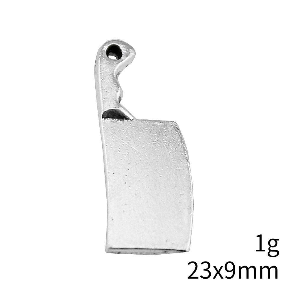 Christmas Decorations Charms For Bracelet Tableware Fork Spoon Charms Pendant Art Supplies Pendant