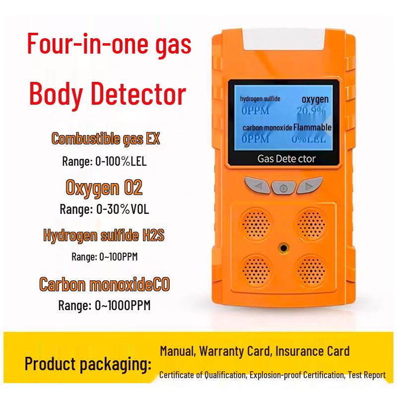ABC Portable 4-in-1 Multi-Gas Detector