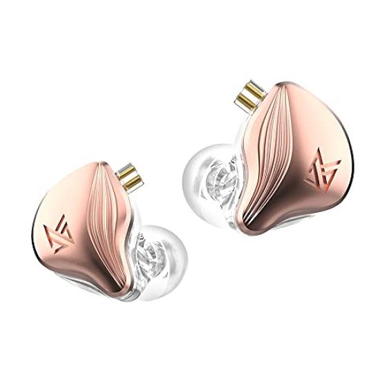 LUCKLZ KZ ZEX Elektrostatischer und BD-Hybrid-Technologie Kabelgebundene Kopfhörer mit Neuer Elektrostatischer Technologie, 6,8mm Niederspannungs-Elektrostatisches Element, Sky