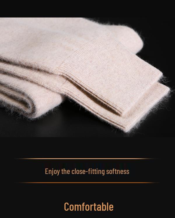 Ordos City Cashmere Pants: Unisex High-Waisted Slim Fit Thin Wool Base Layer for Winter