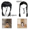 Funny Dog Costumes Wig Realistic Pet Wig Hairpiece for Small Medium Dogs and Cats Party Cosplay Halloween