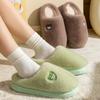 Cotton slippers autumn and winter thick-soled indoor home use lightweight velvet warm couple shoes