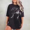 Womens Retro Moose T Shirt Wildlife Graphic Tee Unisex Cotton Oversized Streetwear Short Sleeve Suitable For All Seasons