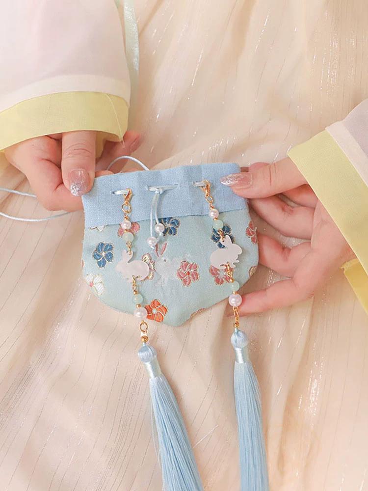 Sachet Sachet Dragon Boat Festival Mid-Autumn Festival Pendant Rabbit Pouch Han Dynasty National Style Accessories Blessing Protective Talisman Charm