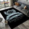 3D SPN Supernatural Zeichen Dean Sam Teppich für Wohnzimmer Schlafzimmer Zuhause Sofadekoration, Kinder Spielbereich Teppich Rutschfeste Bodenmatte
