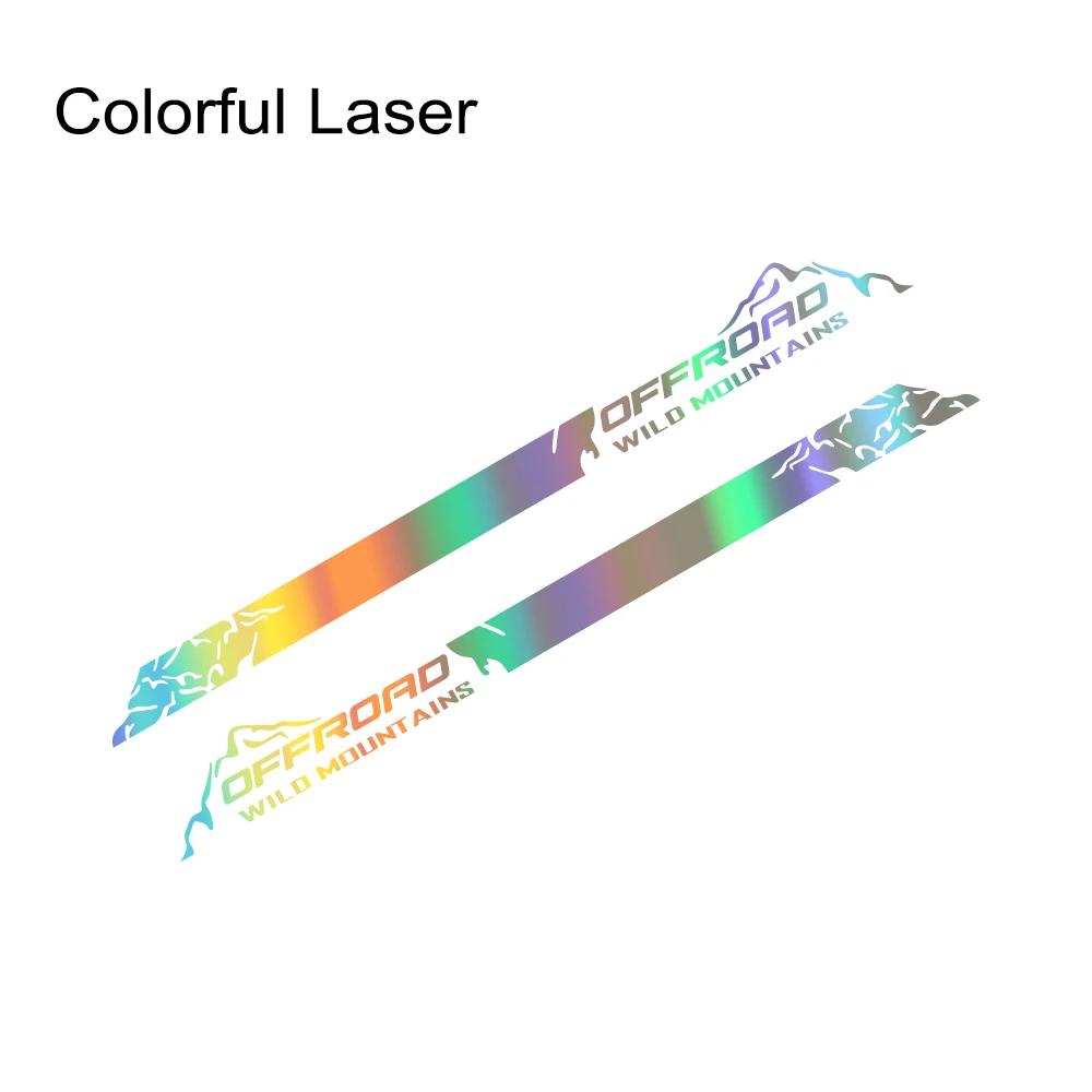 Universal Car Stickers Wild Mountain Style Decor Decals For Ford F150 Ranger Chevrolet Silverado Isuzu Dmax Toyota Hilux Tundra