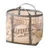 Foldable Large Capacity Clothes Storage Basket with Breathable Nylon Meshes for Home Organization Space Saving and Odor Prevention Ideal for Families