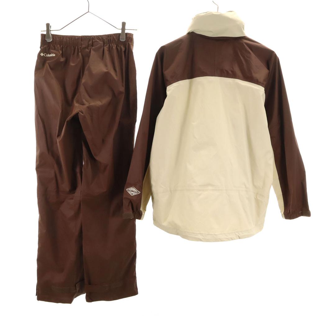 Columbia Rain Jacket Setup M Brown Storage Bag Included Outdoor Women Used