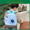 Childrens Bag Camera Zipper Flash Eggshell Backpack Adjustable Strap Shoulder