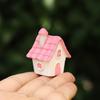 Miniature House Fairy Garden Accessory Tiny Village House Bonsai Terrarium Crafts Mini Resin Figurine for Plant Pot Micro Landscape