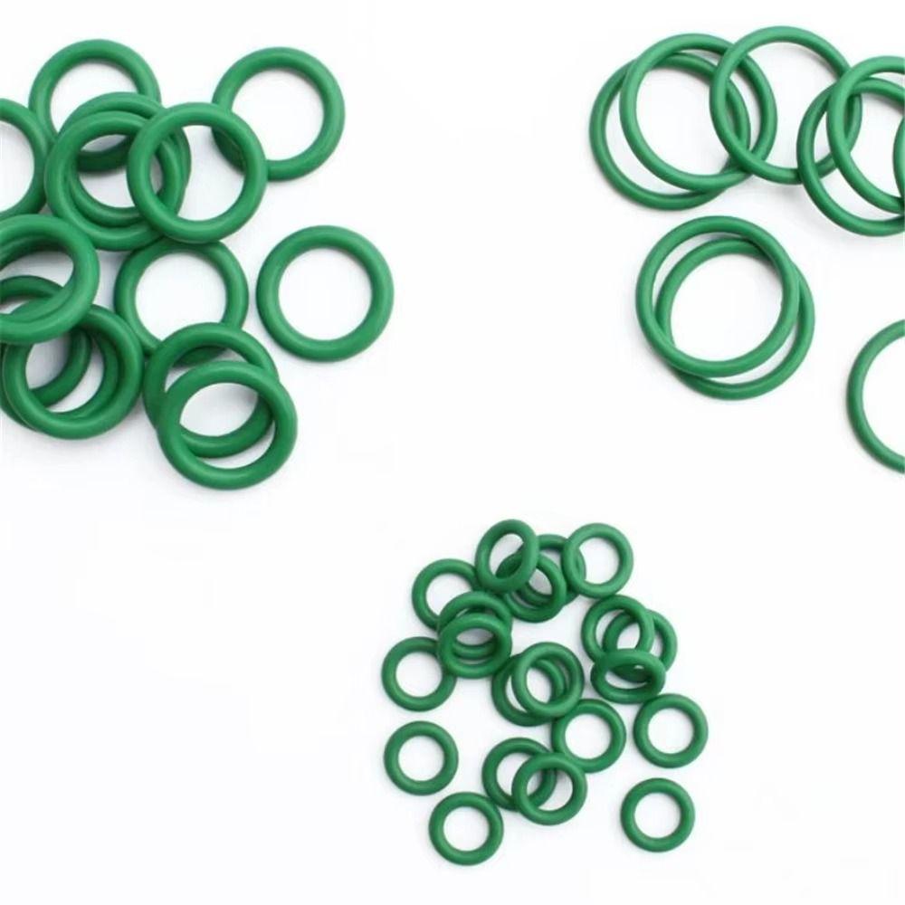 270Pcs Rubber Rings Sealing Ring Kit Purple Green HNBR Material Car Air Conditioning O Rings 18 Sizes Universal