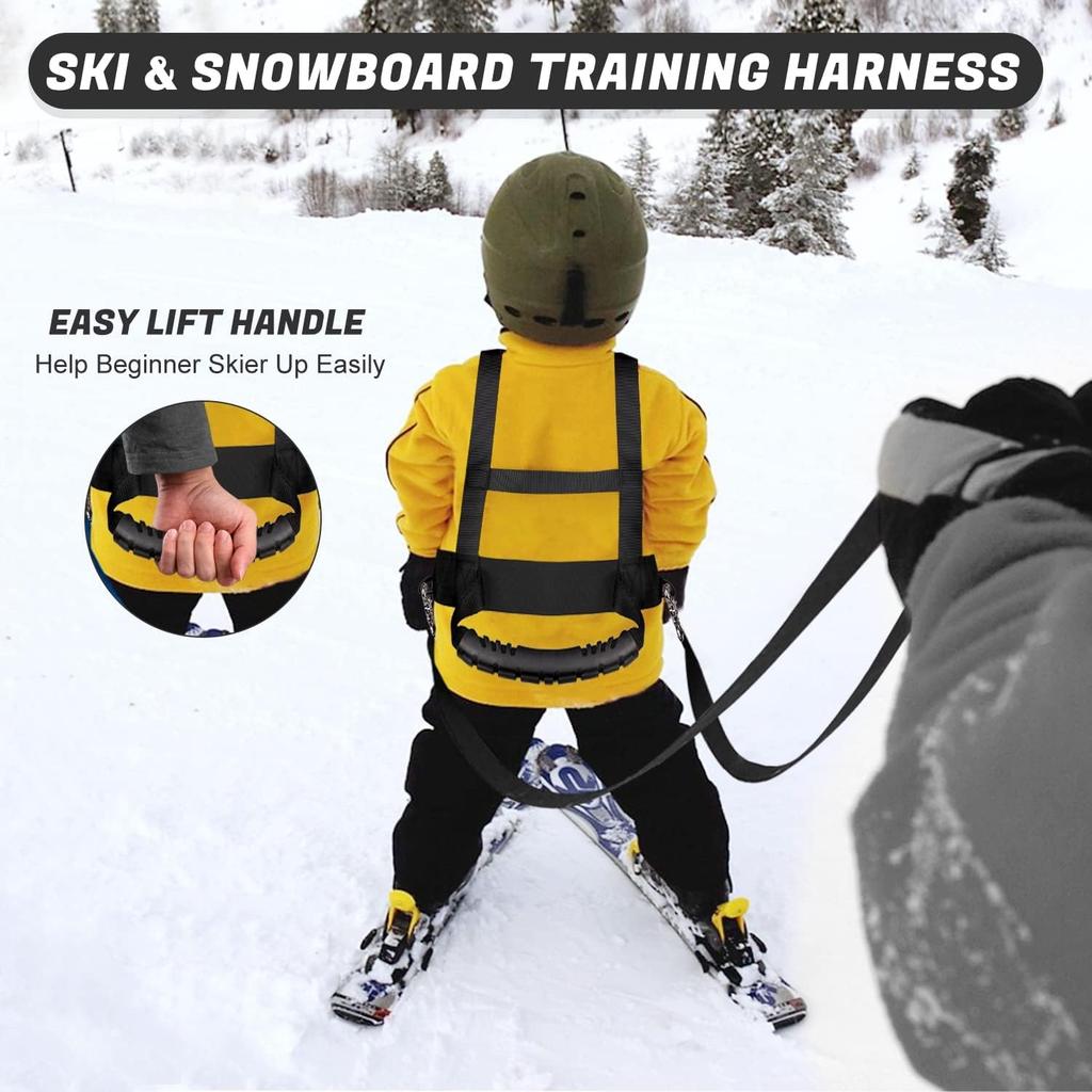 Imbracatura da Allenamento Sci Snowboard per Bambini Imbracatura da Sci per Bambini Piccoli con Guinzaglio Rimovibile Controllo della Velocità Insegnamento per Principianti