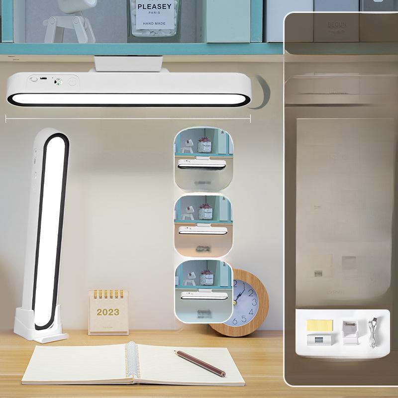 USB Rechargeable Eye Protection Desk Lamp with Remote Control for Dorms and Bedroom