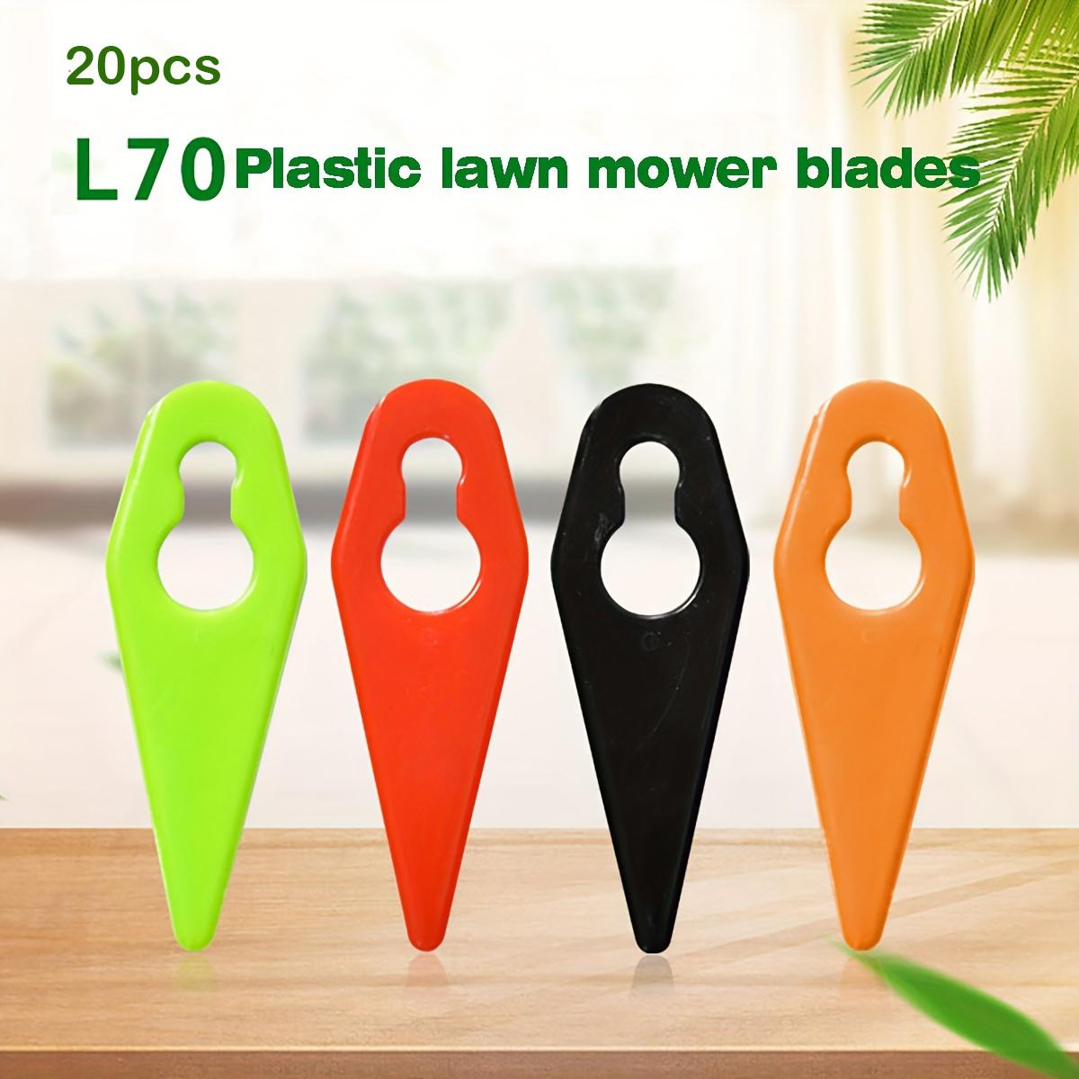 

20pcs Suitable for Gtech GT Series Lawn Mower L70 Green Lawn Mower Plastic Blade Plastic Lawn Mower Blade 20pcs помаранчевий