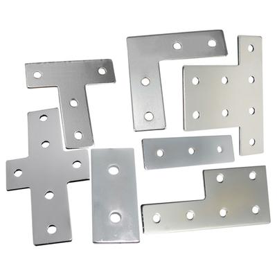 T/L/+shaped 2020/3030/4040Right-angle Connector Plate External Reinforcement Connection Plate Flat Mending Fixing Repair Plate
