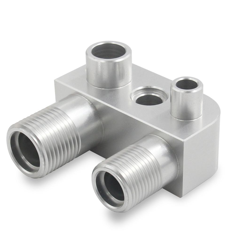1Pcs For LSX LS3 Engine Swap Conversion A/C Line Compressor Adapter Fitting
