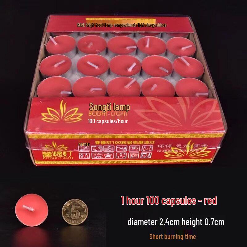 LIEI 8-Hour Smokeless Ghee Candles